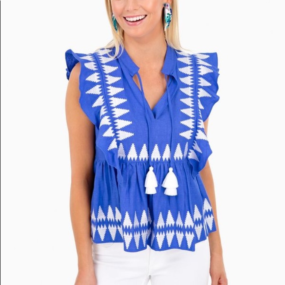 Marie Oliver Becca Top Tassel Tank Large